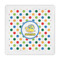 Dots & Dinosaur Standard Decorative Napkins (Personalized)