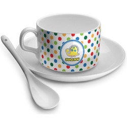 Dots & Dinosaur Tea Cup - Single (Personalized)