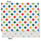 Dots & Dinosaur Tissue Paper - Lightweight - Medium - Front & Back