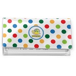 Dots & Dinosaur Vinyl Checkbook Cover (Personalized)