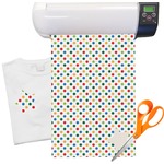 Dots & Dinosaur Heat Transfer Vinyl Sheet (12"x18")