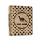 Dots & Dinosaur Wood 3-Ring Binders - 1" Half Letter - Front