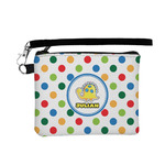 Dots & Dinosaur Wristlet ID Case w/ Name or Text