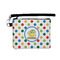 Dots & Dinosaur Wristlet ID Cases - Front