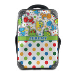 Dinosaur Print & Dots 15" Hard Shell Backpack (Personalized)