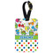 Dinosaur Print & Dots Aluminum Luggage Tag (Personalized)