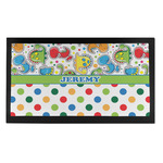 Dinosaur Print & Dots Bar Mat - Small (Personalized)