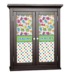 Dinosaur Print & Dots Cabinet Decal - Small (Personalized)