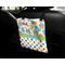 Dinosaur Print & Dots Car Bag - In Use