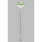 Dinosaur Print & Dots Clear Plastic 7" Stir Stick - Round - Single Stick