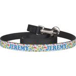 Dinosaur Print & Dots Dog Leash (Personalized)