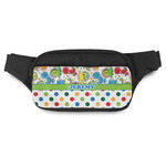 Dinosaur Print & Dots Fanny Pack - Modern Style (Personalized)