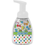 Dinosaur Print & Dots Foam Soap Bottle (Personalized)