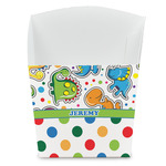 Dinosaur Print & Dots French Fry Favor Boxes (Personalized)