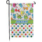 Dinosaur Print & Dots Garden Flag & Garden Pole