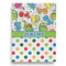 Dinosaur Print & Dots Garden Flags - Large - Double Sided - FRONT