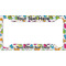 Dinosaur Print & Dots License Plate Frame - Style A