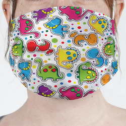 Dinosaur Print & Dots Face Mask Cover