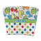 Dinosaur Print & Dots Party Cup Sleeves - without bottom - FRONT (flat)