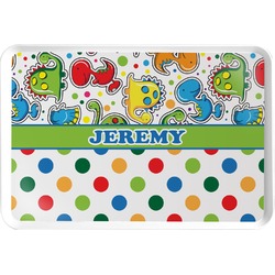 Dinosaur Print & Dots Serving Tray (Personalized)