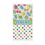 Dinosaur Print & Dots Guest Paper Towels - Full Color - Standard (Personalized)