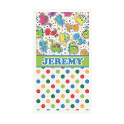 Dinosaur Print & Dots Guest Paper Towels - Full Color - Standard (Personalized)