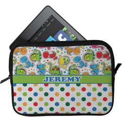 Dinosaur Print & Dots Tablet Case / Sleeve (Personalized)