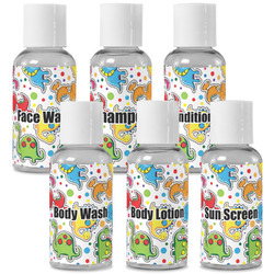 Dinosaur Print & Dots Travel Bottles (Personalized)