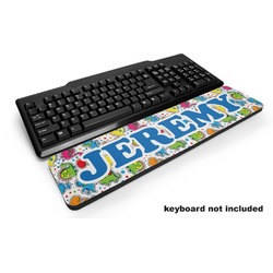 Dinosaur Print & Dots Keyboard Wrist Rest (Personalized)