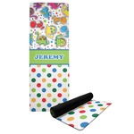 Dinosaur Print & Dots Yoga Mat (Personalized)