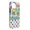 Dinosaur Print & Dots iPhone 13 Pro Max Tough Case - Angle