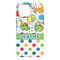 Dinosaur Print & Dots iPhone 13 Pro Max Tough Case - Back