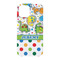 Dinosaur Print & Dots iPhone 15 Pro Case - Back