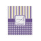 Purple Gingham & Stripe 20x24 - Matte Poster - Front View