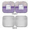 Purple Gingham & Stripe Car Sun Shades - APPROVAL