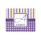 Purple Gingham & Stripe Jigsaw Puzzle 30 Piece - Front