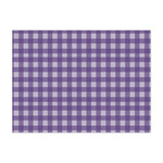 Purple Gingham & Stripe Large Tissue Papers Sheets - Heavyweight