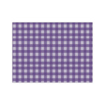 Purple Gingham & Stripe Medium Tissue Papers Sheets - Heavyweight