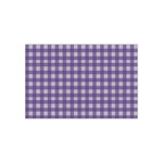 Purple Gingham & Stripe Small Tissue Papers Sheets - Heavyweight