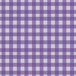 Purple Gingham & Stripe Wallpaper & Surface Covering (Water Activated 24"x 24" Sample)