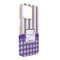 Purple Gingham & Stripe iPhone 13 Pro Max Case -  Angle