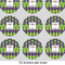 Astronaut, Aliens & Argyle 2" Multipurpose Round Labels - Sheet