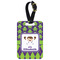 Astronaut, Aliens & Argyle Aluminum Luggage Tag (Personalized)