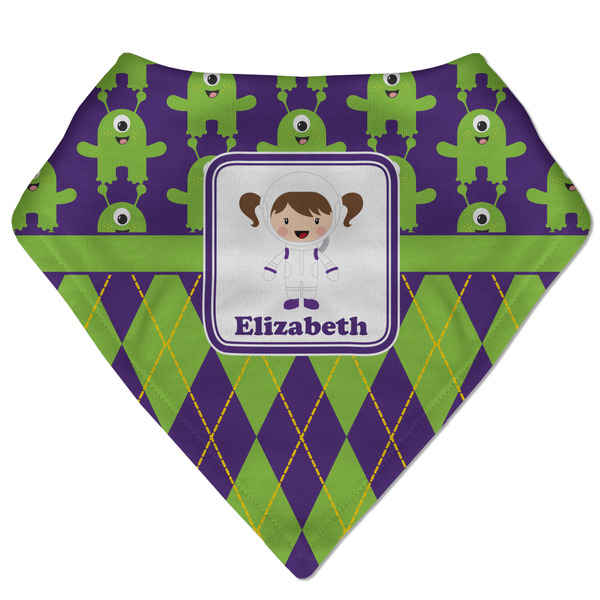 Custom Astronaut, Aliens & Argyle Bandana Bib (Personalized)