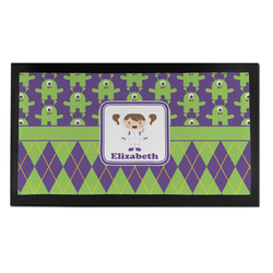 Astronaut, Aliens & Argyle Bar Mat - Small (Personalized)