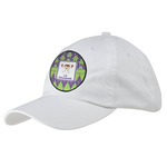 Astronaut, Aliens & Argyle Baseball Cap - White (Personalized)