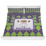 Astronaut, Aliens & Argyle Comforter Set - King (Personalized)