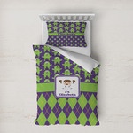 Astronaut, Aliens & Argyle Duvet Cover Set - Twin XL (Personalized)