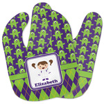 Astronaut, Aliens & Argyle Baby Bib w/ Name or Text