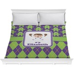 Astronaut, Aliens & Argyle Comforter - King (Personalized)